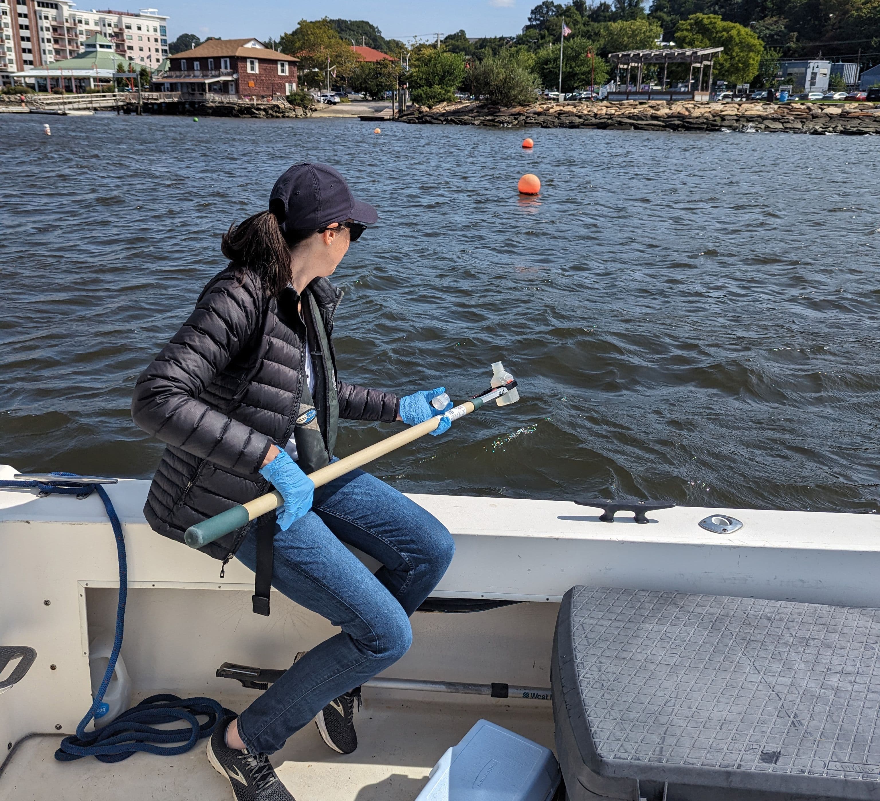 Shannon sampling the Hudson at Ossining