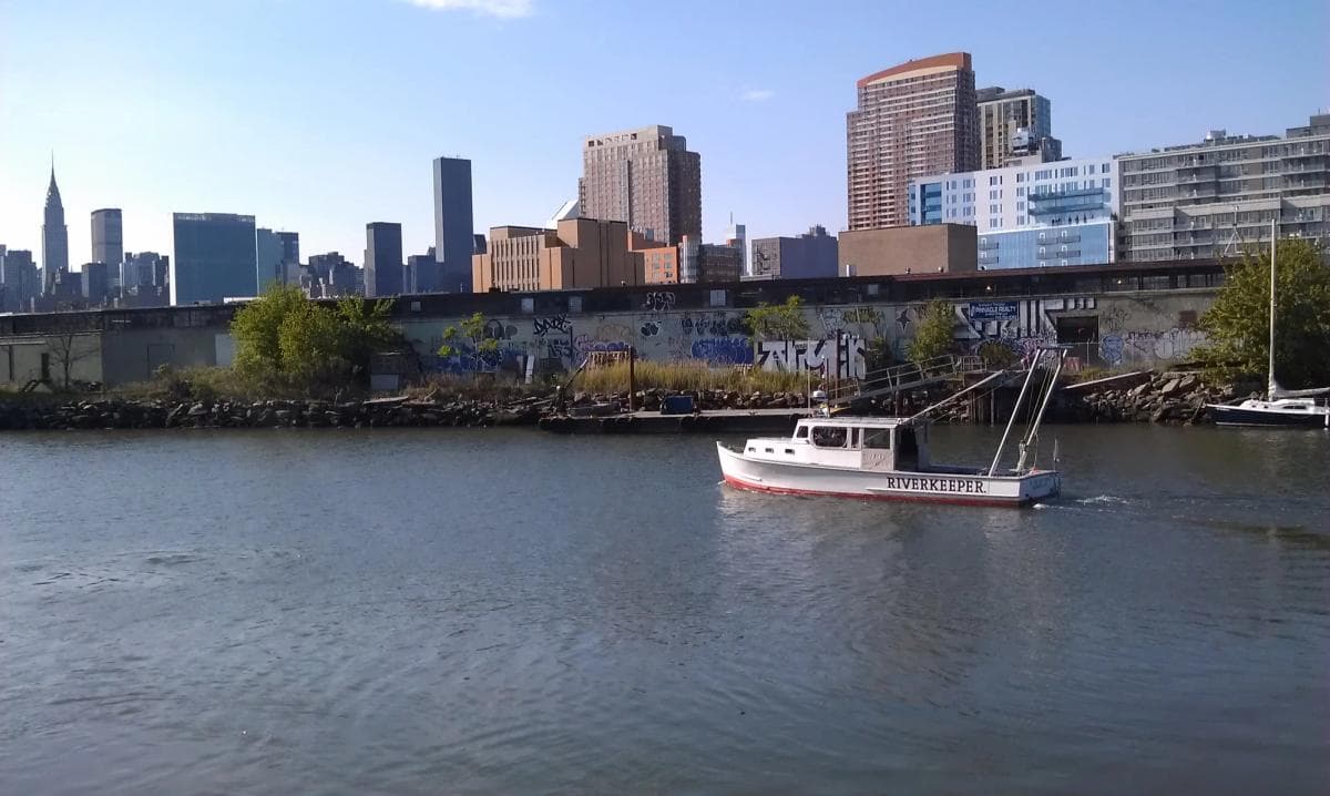 Boat on Newtown Creek